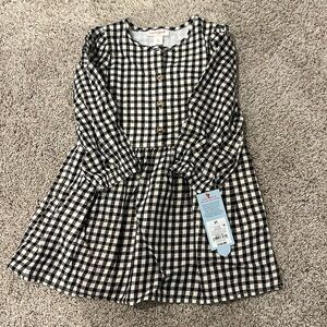 Plaid toddler dress